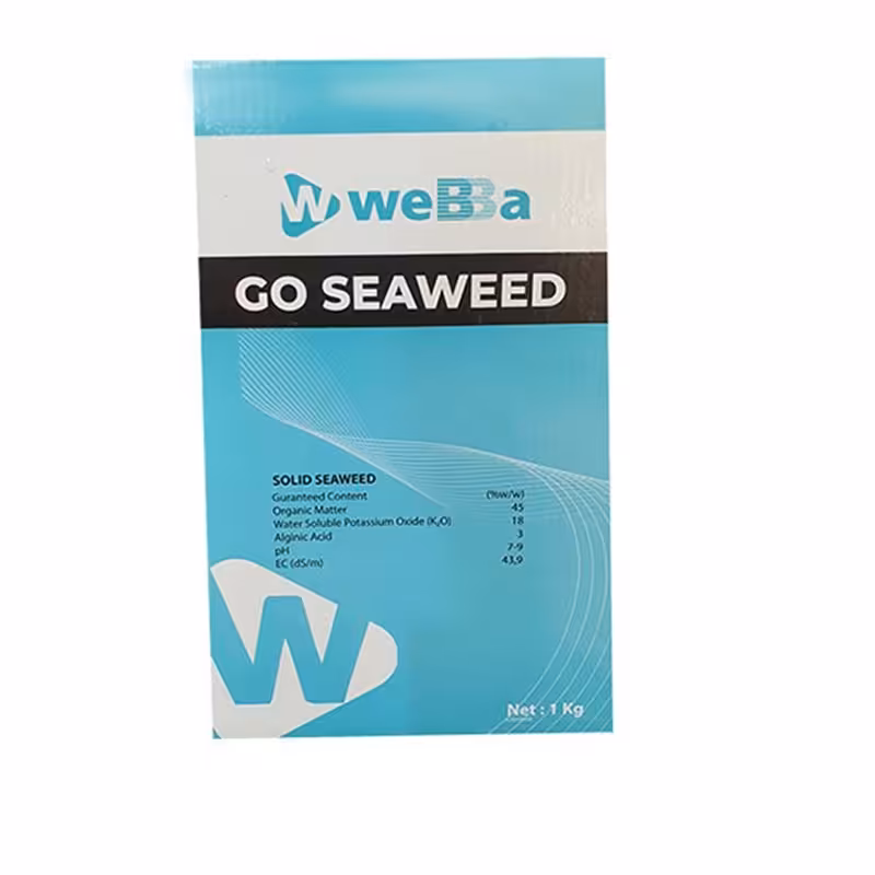 کود جلبک پودری گوسوید WEBBA وزن یک کیلو گرم