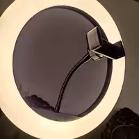 رینگ لایت dx 260 سایز  10 اینچ کیفیت اصلی با سه پایه قابل تنظیم 2متری دارای سه نور آفتابی و مهتابی و ترکیبی  