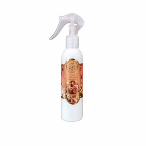 اسپری عطر میوه هلو اقتصادی طیبستان فدک (خوش بو کننده درمانی بدن و هوا )