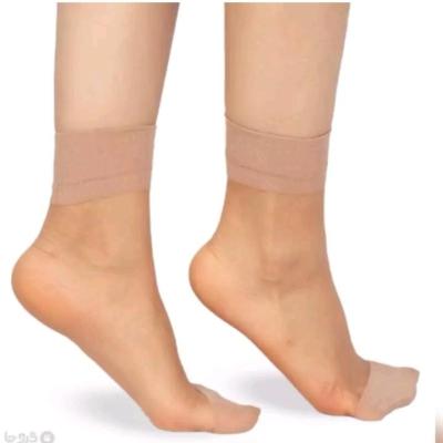 جوراب دوربع شیشه ای رنگ پا بهبود