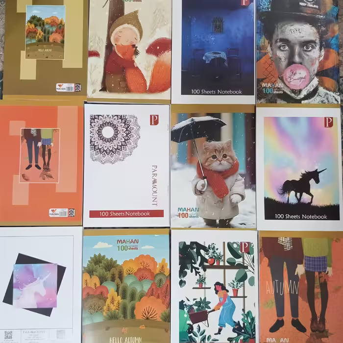 دفتر 100برگ منگنه ای