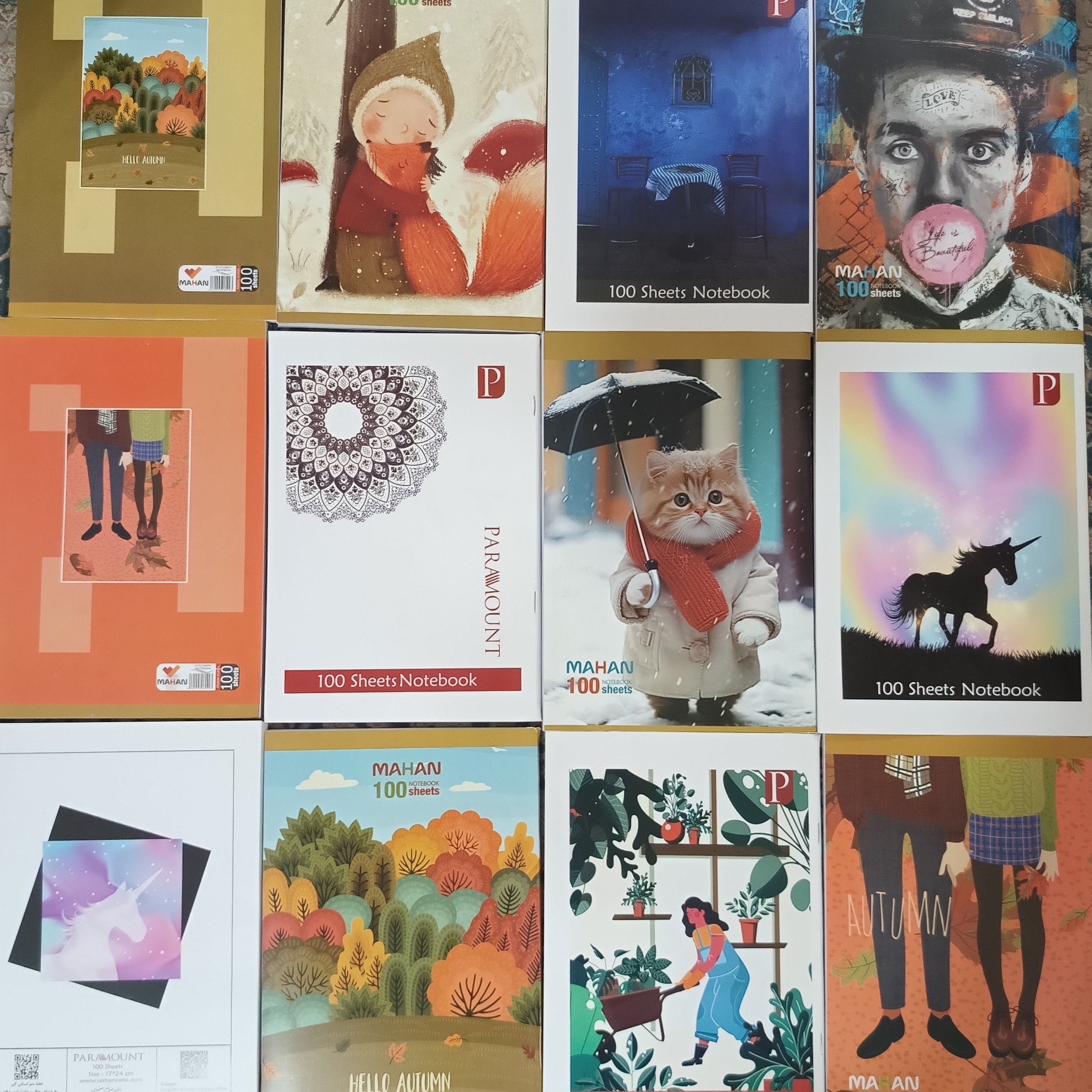 دفتر 100برگ منگنه ای