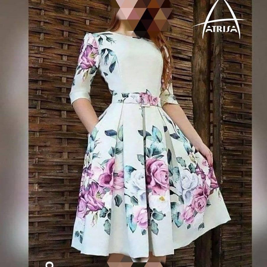 پیراهن عروسکی گلدار خفن