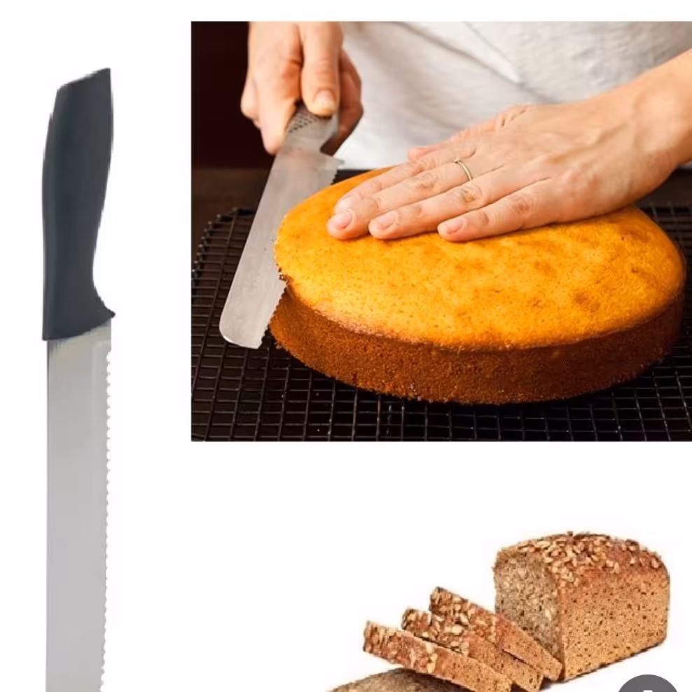 چاقو برش کیک دندانه درشت 30 سانت