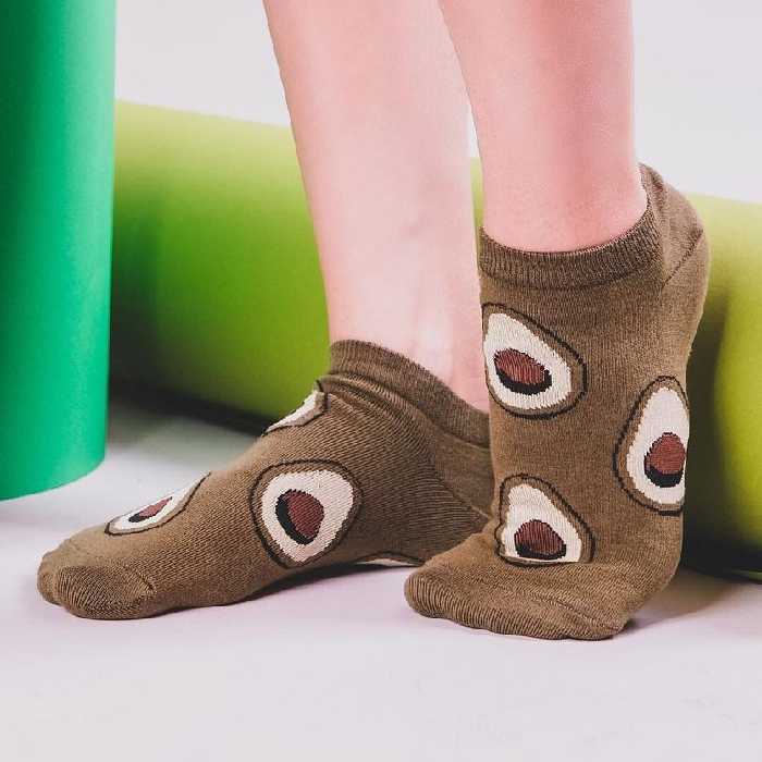 جوراب آووکادو مچی سبز یشمی