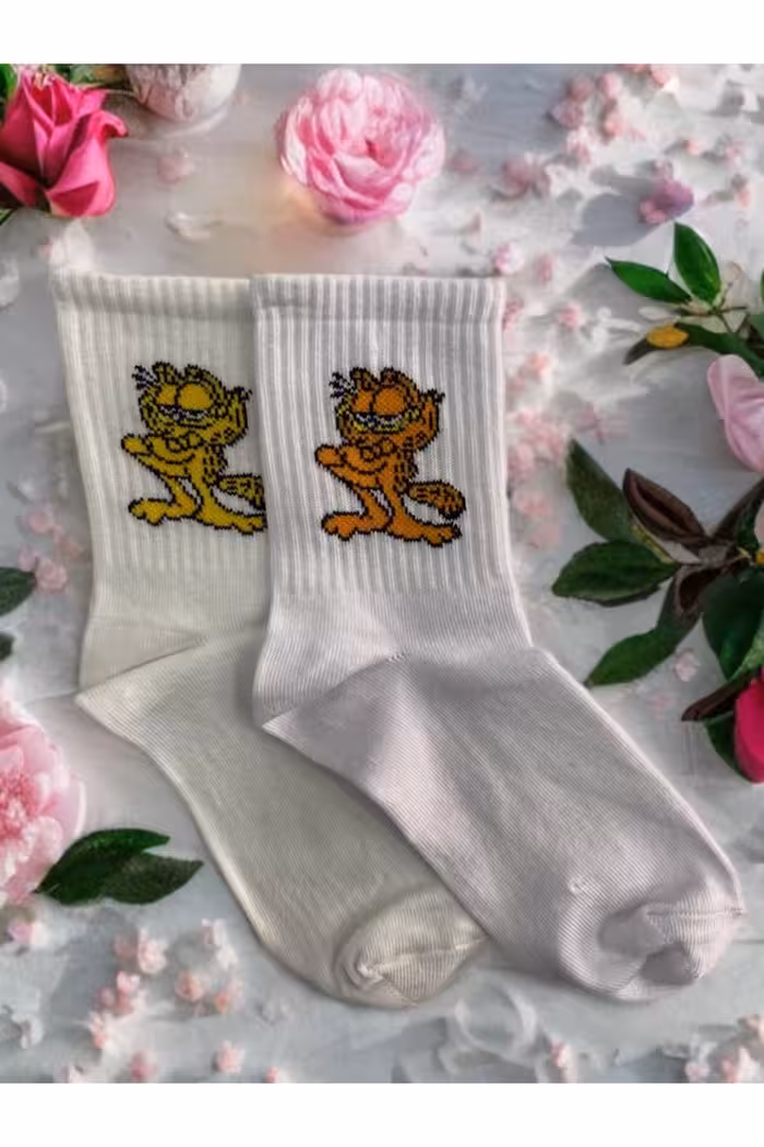 جوراب چند رنگ مردانه و زنانه تنیس کالج 6 قطعه کارتونی Forever