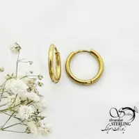 گوشواره حلقه بزرگ برند استیل کد 16121