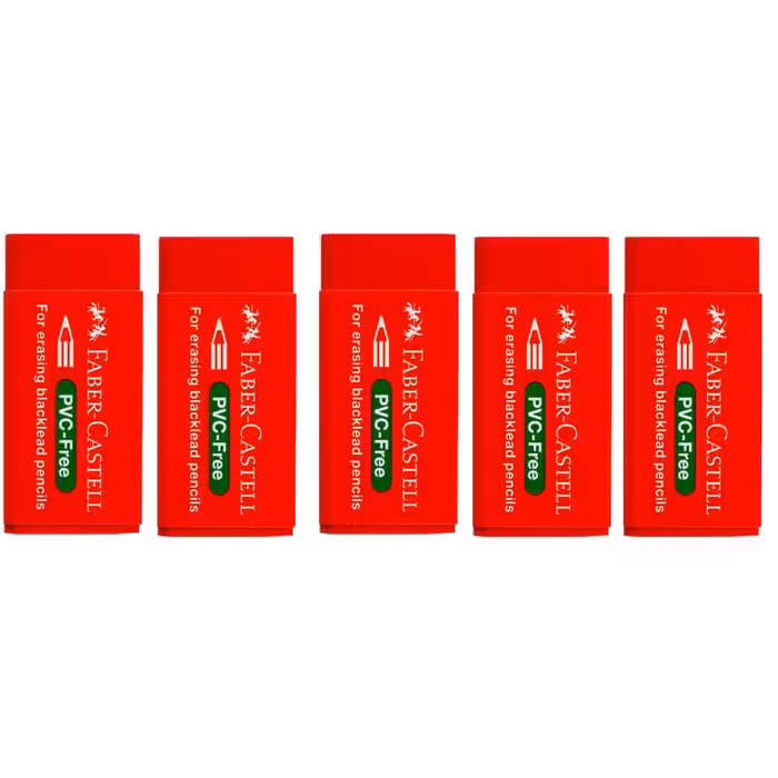 پاک کن فابر کاستل مدل PVC بسته 5 عددی