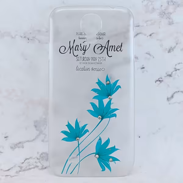 کاور شیشه ای طرحدار مدل فانتزی مناسب برای گوشی موبایل سامسونگ Galaxy S4 - گل