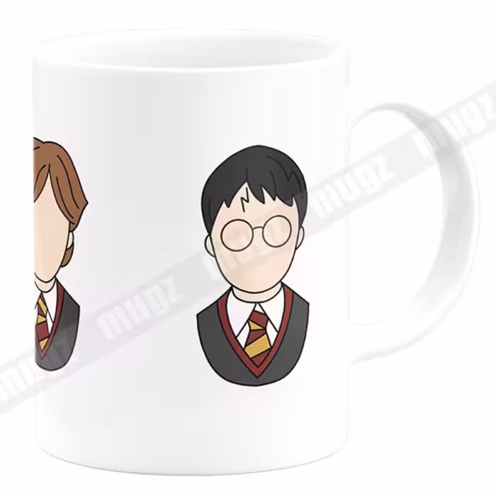ماگ سفید سرامیکی طرح هری پاتر کد 09 (Harry Potter)