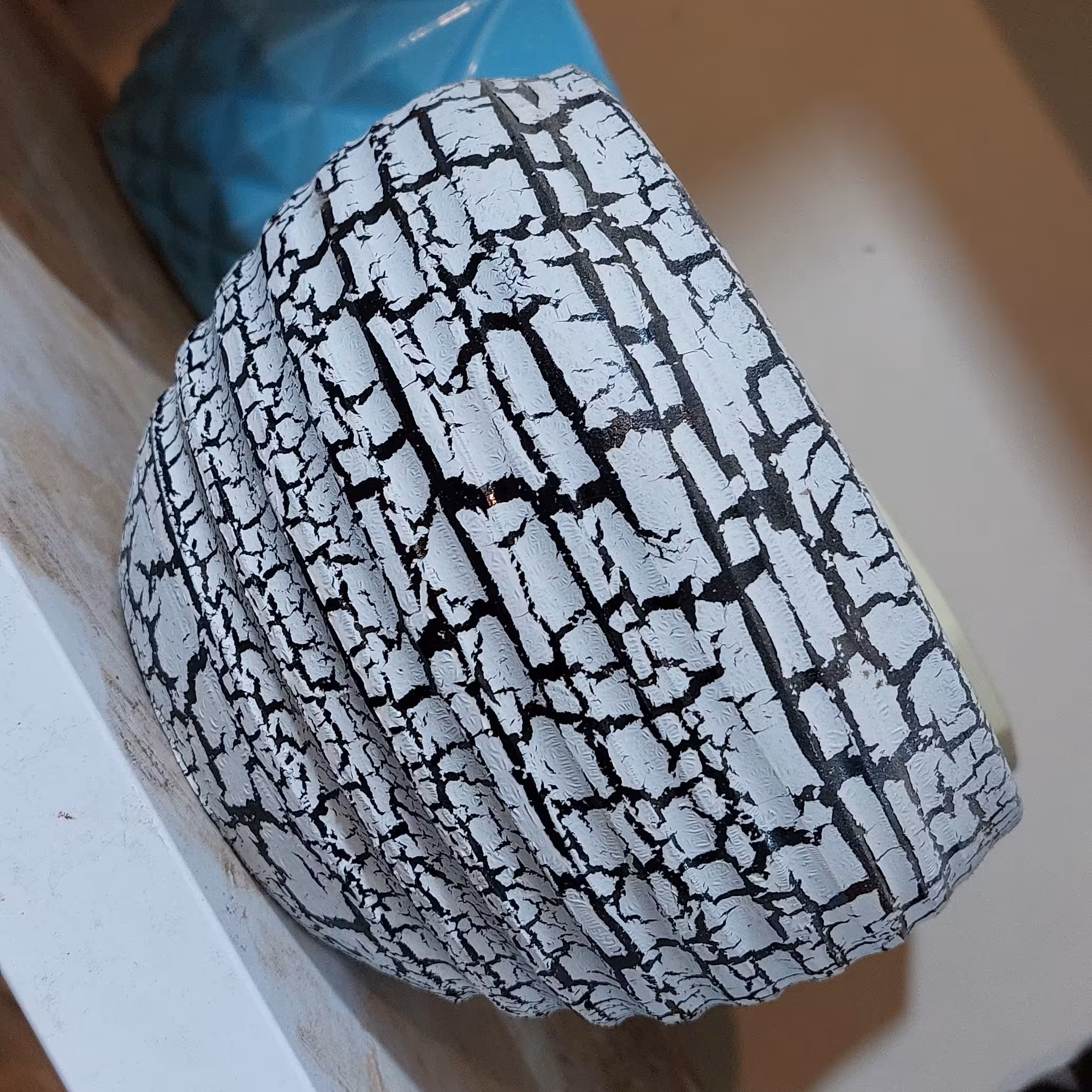 گلدان سفالی خمره ای سیاه