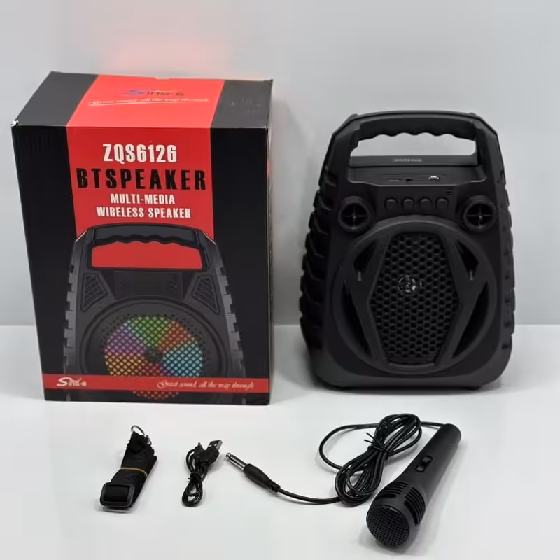 اسپیکر   بلوتوث  فلش   قابلیت  اتصال میکروفون  مدل ZQS 6126 
