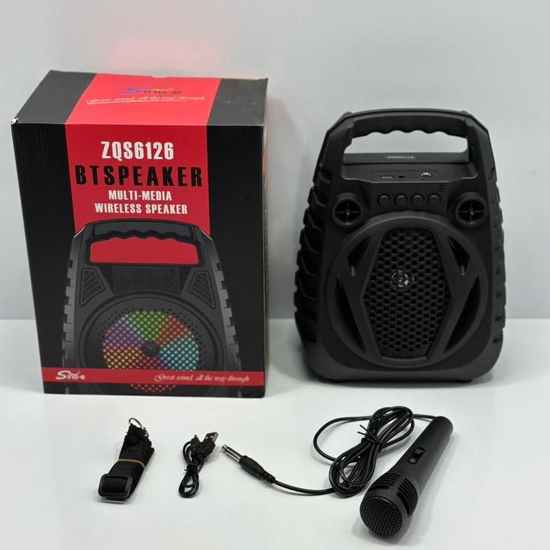 اسپیکر   بلوتوث  فلش   قابلیت  اتصال میکروفون  مدل ZQS 6126 
