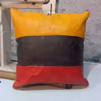 کاور کوسن چرم کد 13