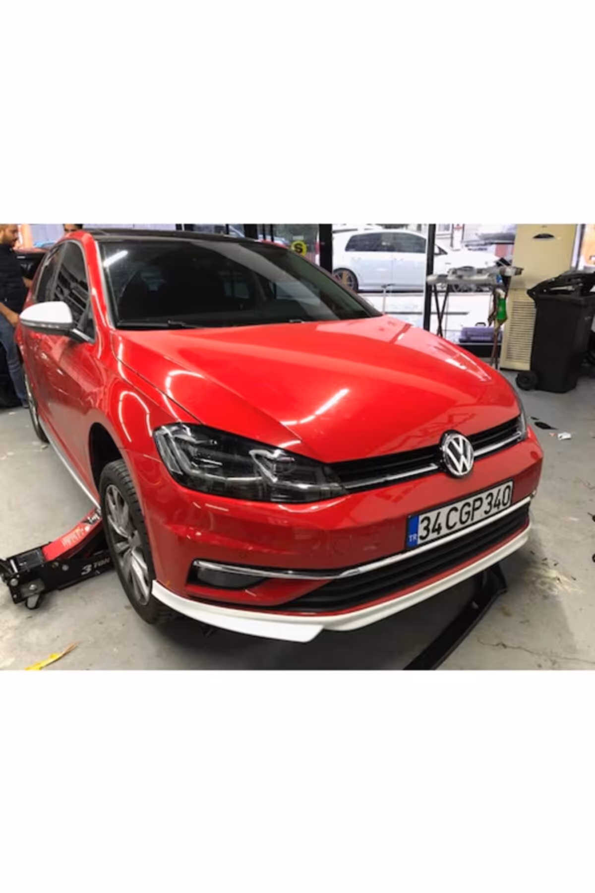 بادگیر خودرو گلف 7.5 پلاستیک مقدماتی نقاشی نشده LS2