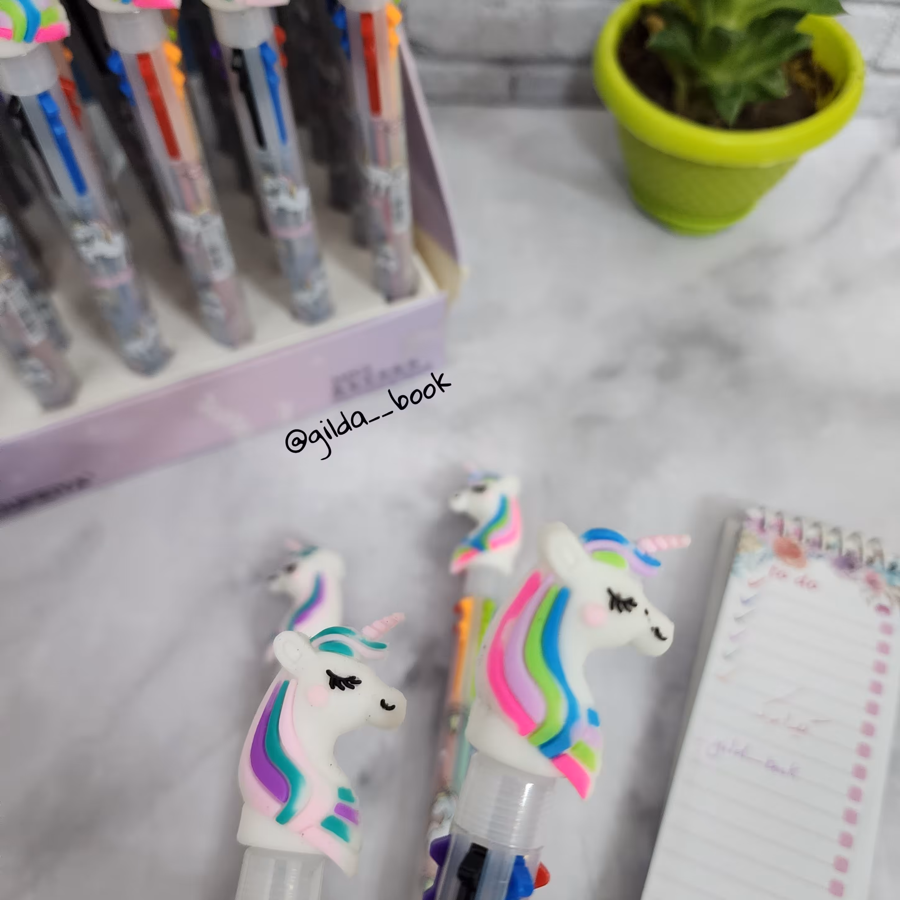 خودکار 6 رنگ یونیکورنی