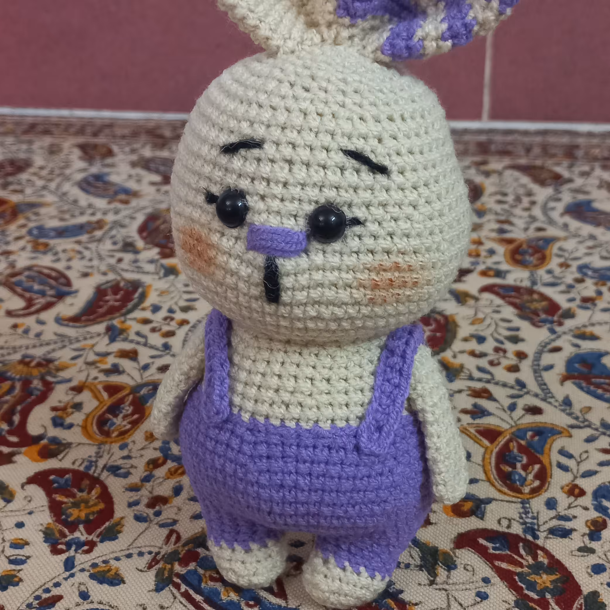 خرگوش بافتنی گوش راه راه