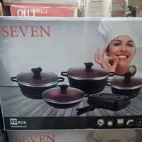 قابلمه وماهیتابه 10پارچه تمام چدن