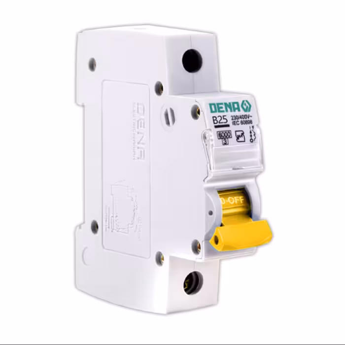 فیوز مینیاتوری تک فاز 25 آمپر دنا الکتریک ایرانیان مدل B25-6KA