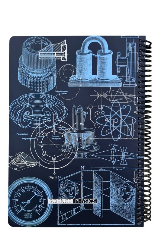 دفتر وزیری 100 برگ مشکی Scientist Physics دات نوت dotnote
