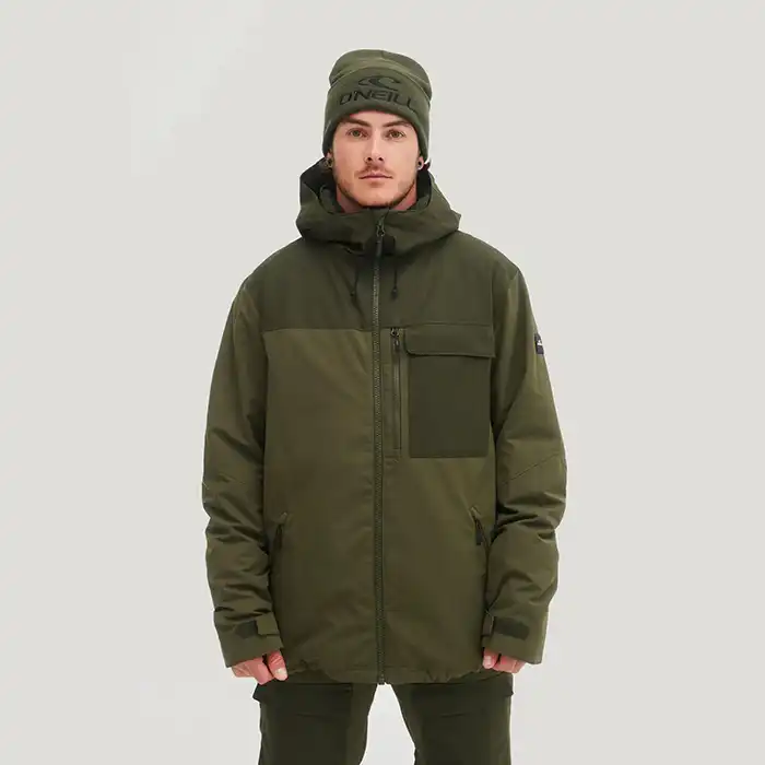 کاپشن اسکی مردانه O'NEILL UTILITY HYBRID GREEN