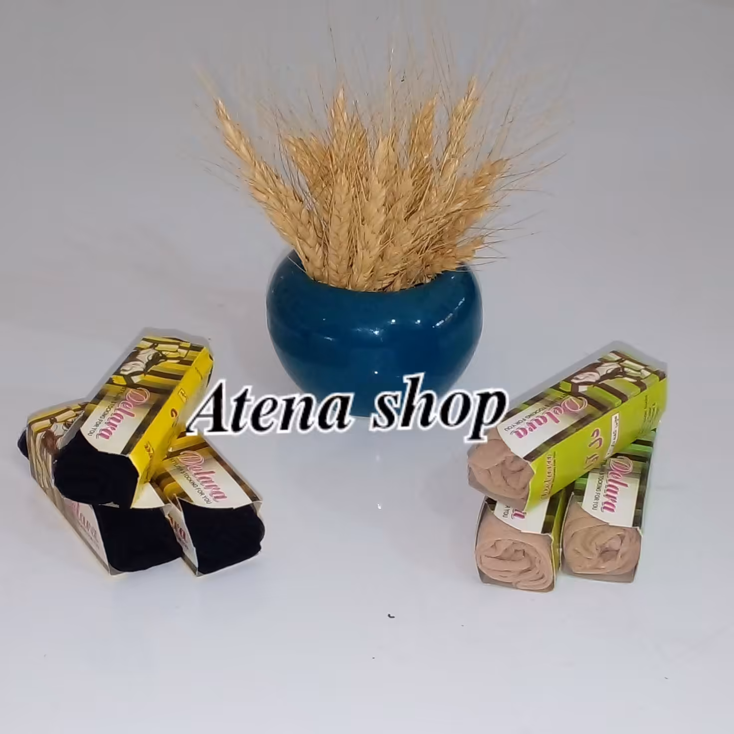 جوراب شیشه ای دو ربع اعلاءدل ارا مشکی و کرم