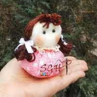 عروسک پارچه ای نمدی لی لی