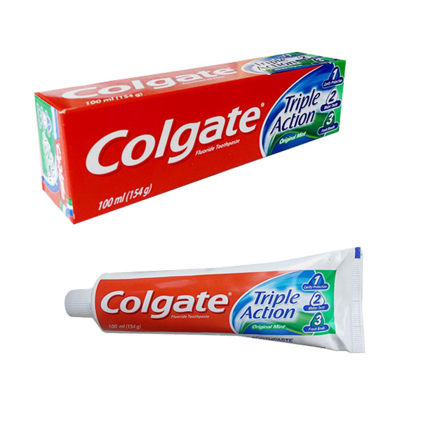 خمیردندان نعنایی سه کاره کولگیت Colgate