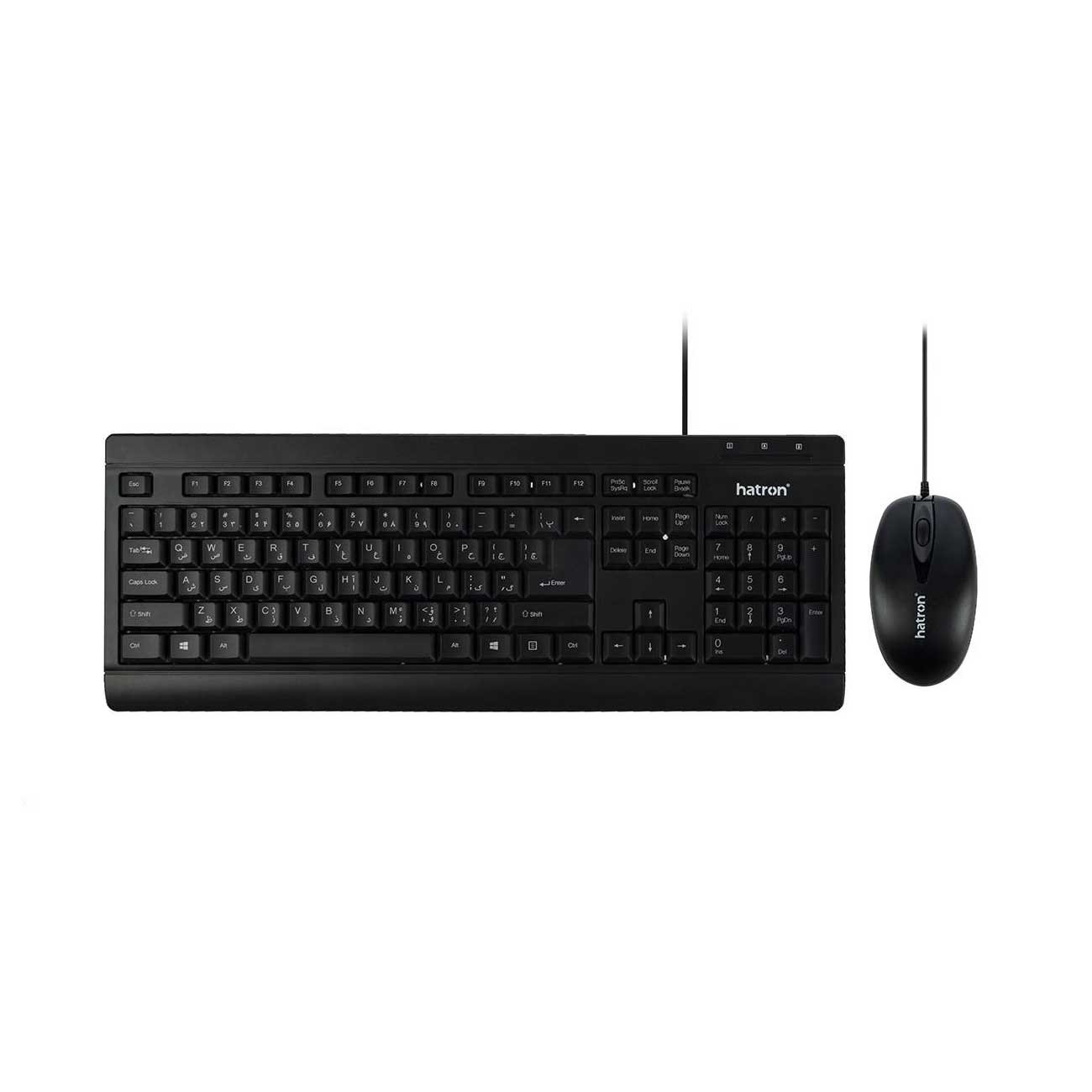 کیبورد و ماوس با سیم هترون hatron HKC220