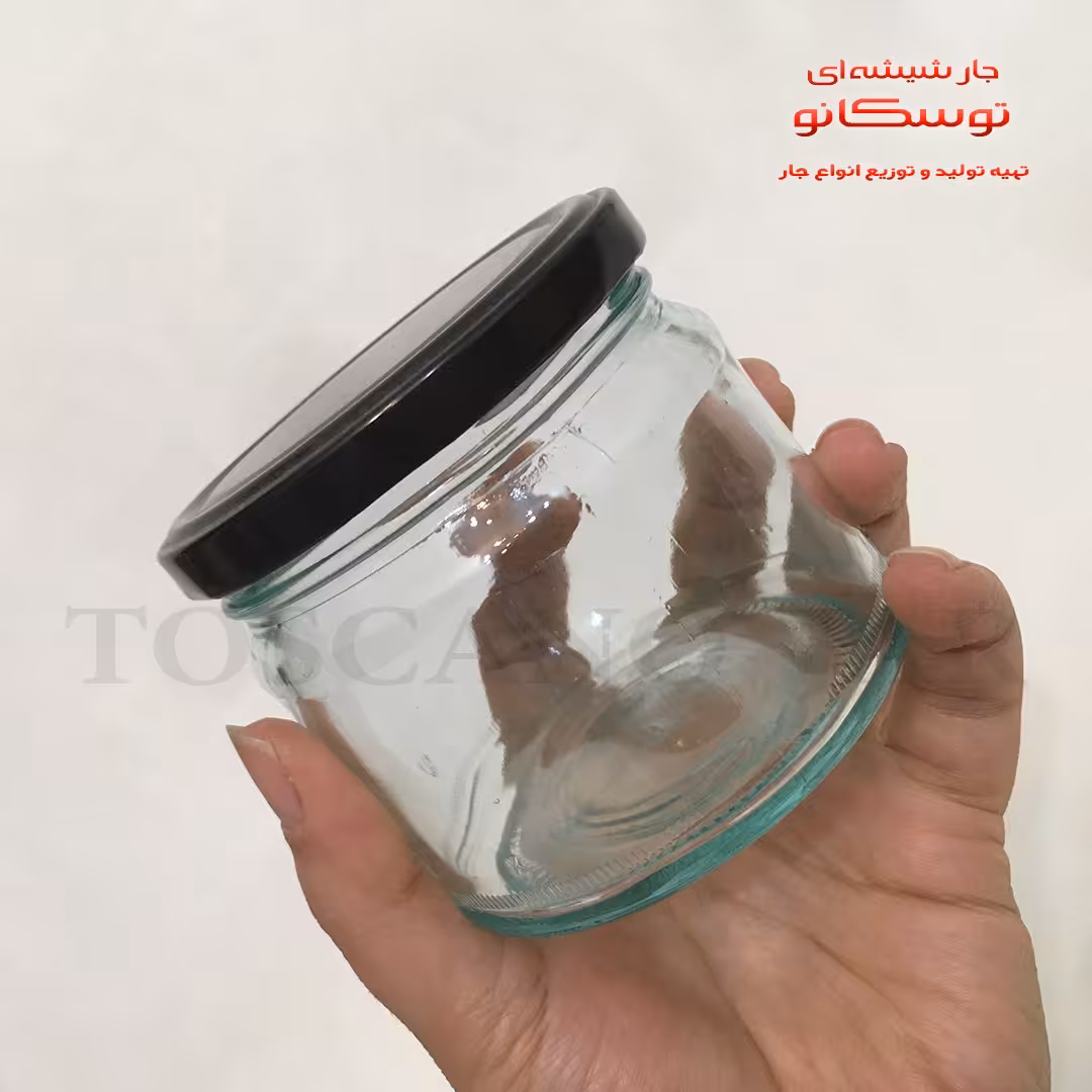 شیشه قطر 8 سانت