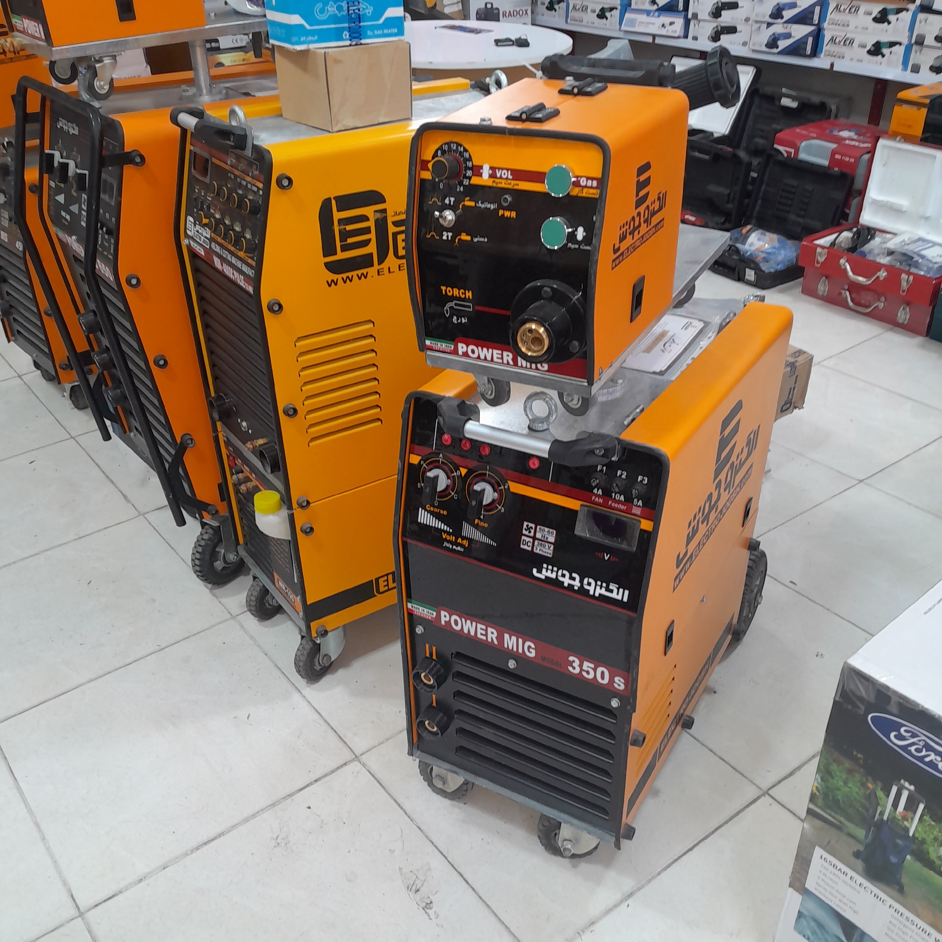 دستگاه جوش co2 هواخنک 350 امپر الکتروجوش