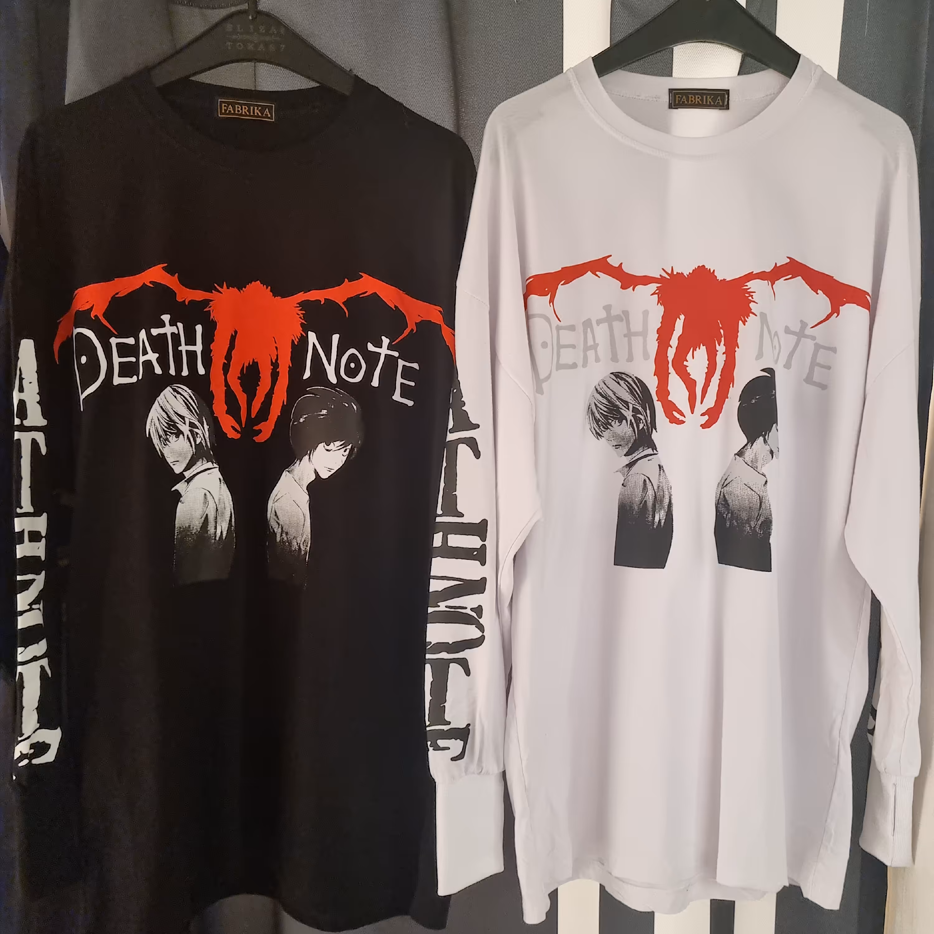 تیشرت انیمه دث نوت استین فینگر دار فری سایز 36-44 لش مناسب همه سنین ارسال رایگان 