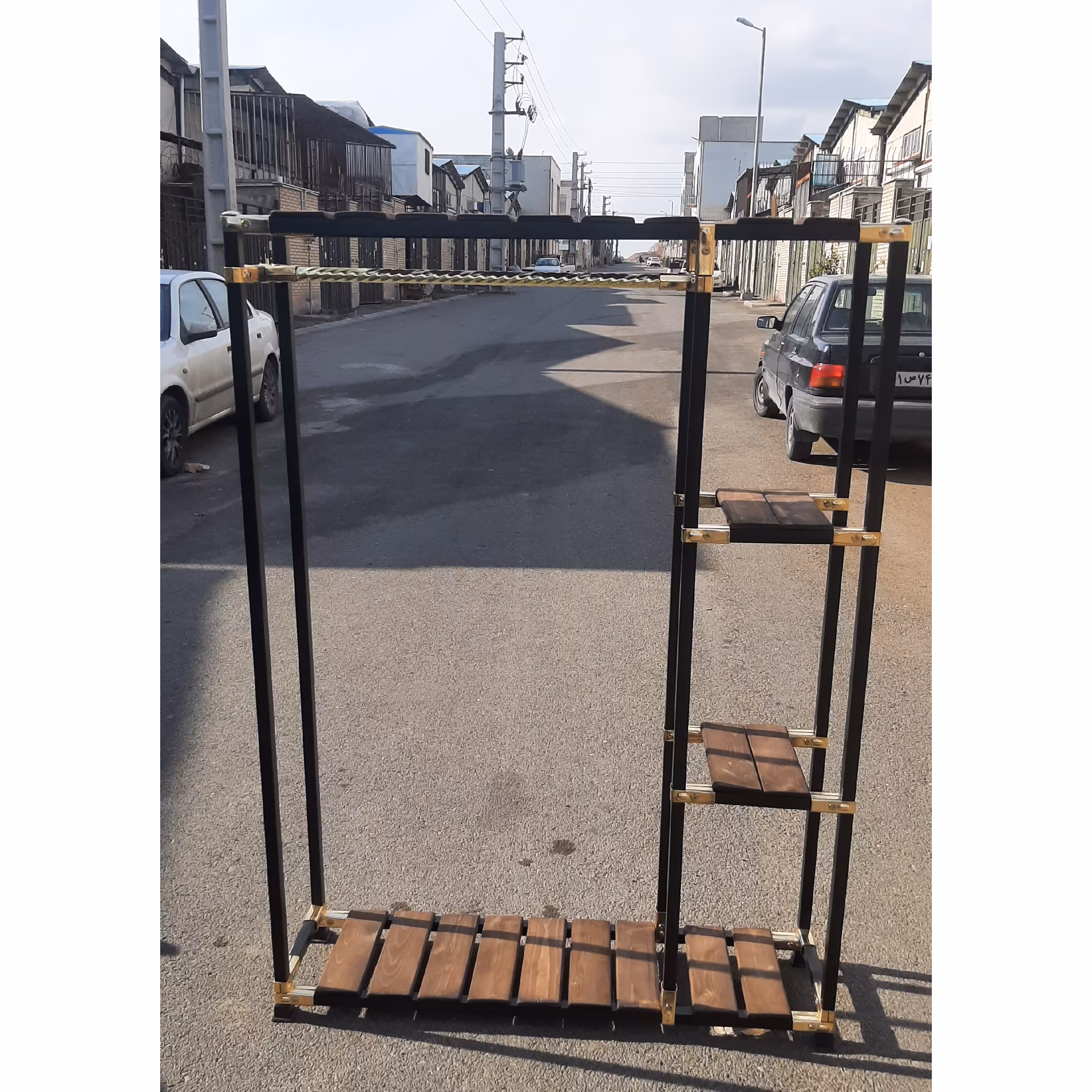 رگال آویز لباس وجای کیف وکفش