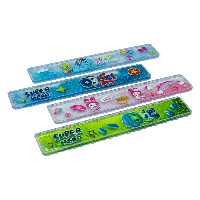 خطکش فانتزی آکواریومی بسته 24 عددی