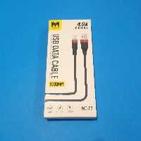 کابل شارژر لایتنینگ  Lightning مویان مدل Moyan mc-03 طول کابل 1M فست شارژ  4A