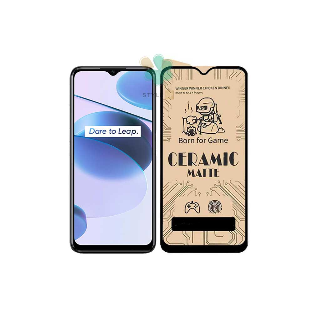 گلس گوشی سرامیکی مات مناسب Realme C35