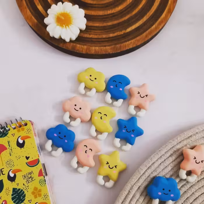 پاکن فانتزی ماه و ستاره و ابر