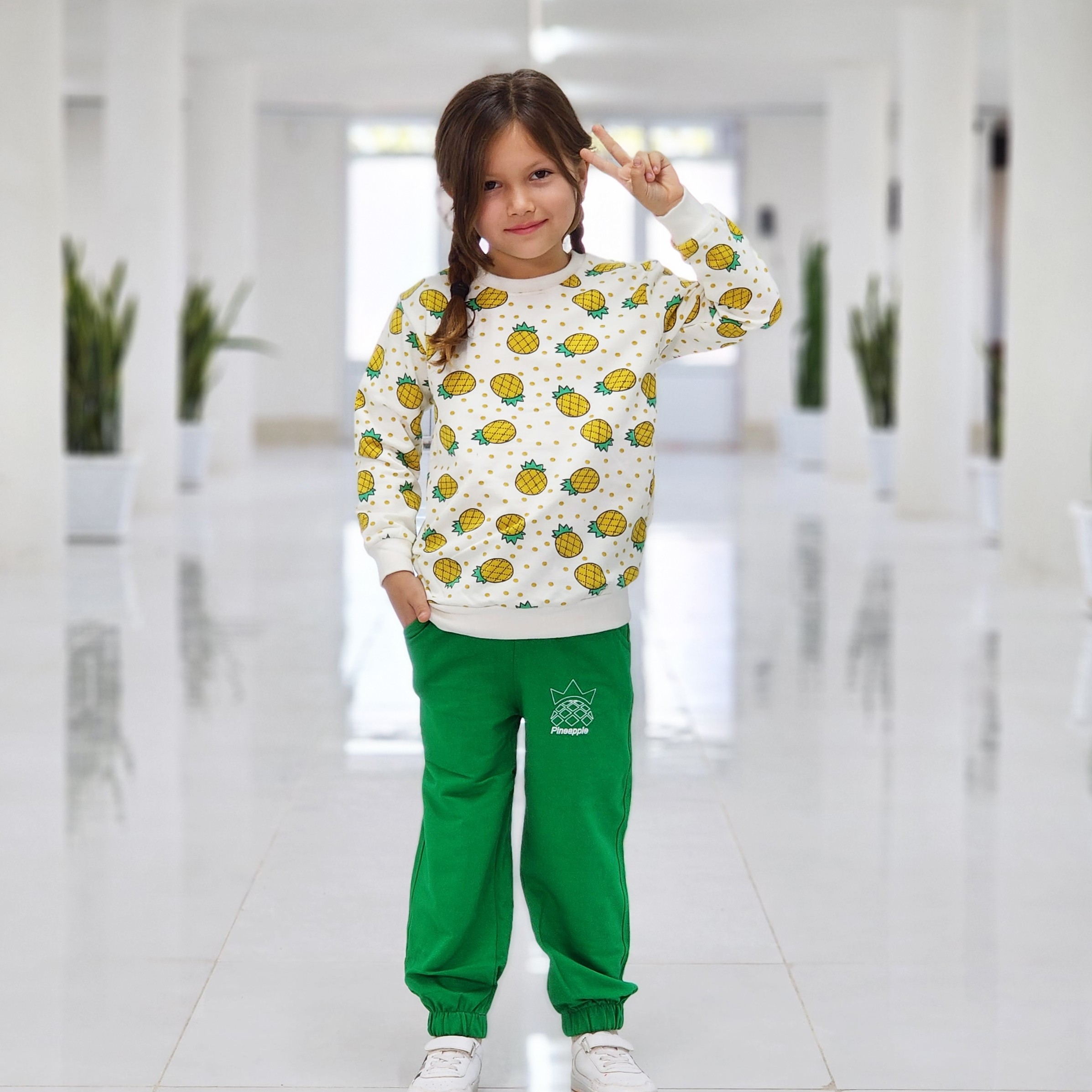 بلوز شلوار آناناس مناسب دختروپسر