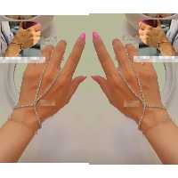 دستبند نگین کریستال انگشتی 