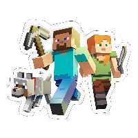 استند رومیزی تولد طرح ماینکرافت