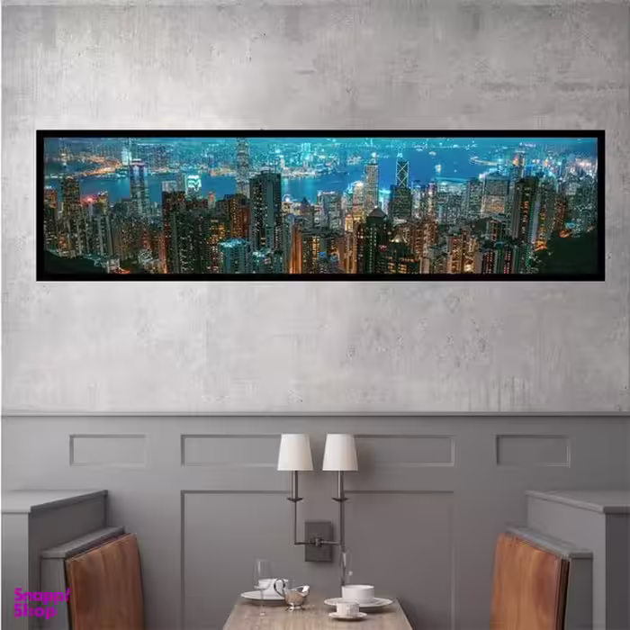تابلو بکلیت طرح معماری مدرن شهر مدل کشیده B-7461