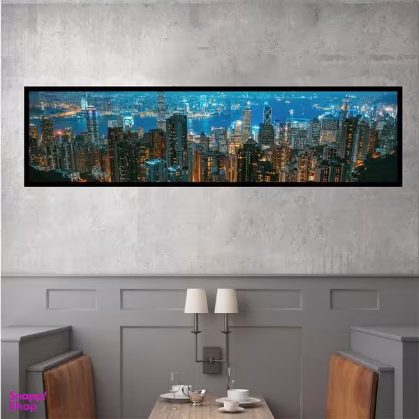 تابلو بکلیت طرح معماری مدرن شهر مدل کشیده B-7461