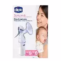 شیردوش دستی و پایه دار  همراه با شیشه شیر 150 میلی لیتری ول بینگ چیکو chicco