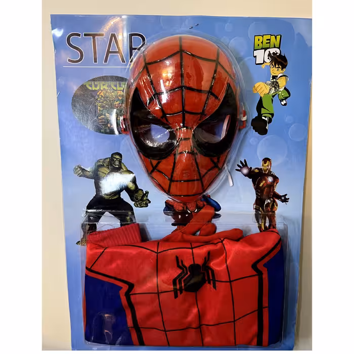 پک لباس مرد عنکبوتی برای 4 تا 6 سال (غرفه برتر )