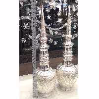 تنگ نیزه ای قلمزنی نقره نما سوغات اصفهان