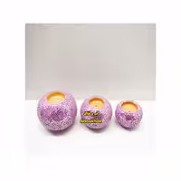 جاشمعی توپی شکل سه تایی آینه کاری