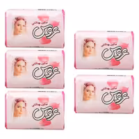 صابون شستشو عروس صورتی  وزن 75 گرم بسته 5 عددی