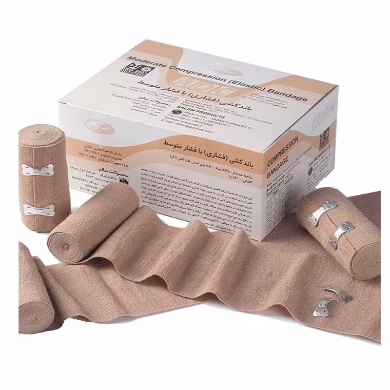 باند کشی فشار متوسط درجه دو عرض 20 سانت