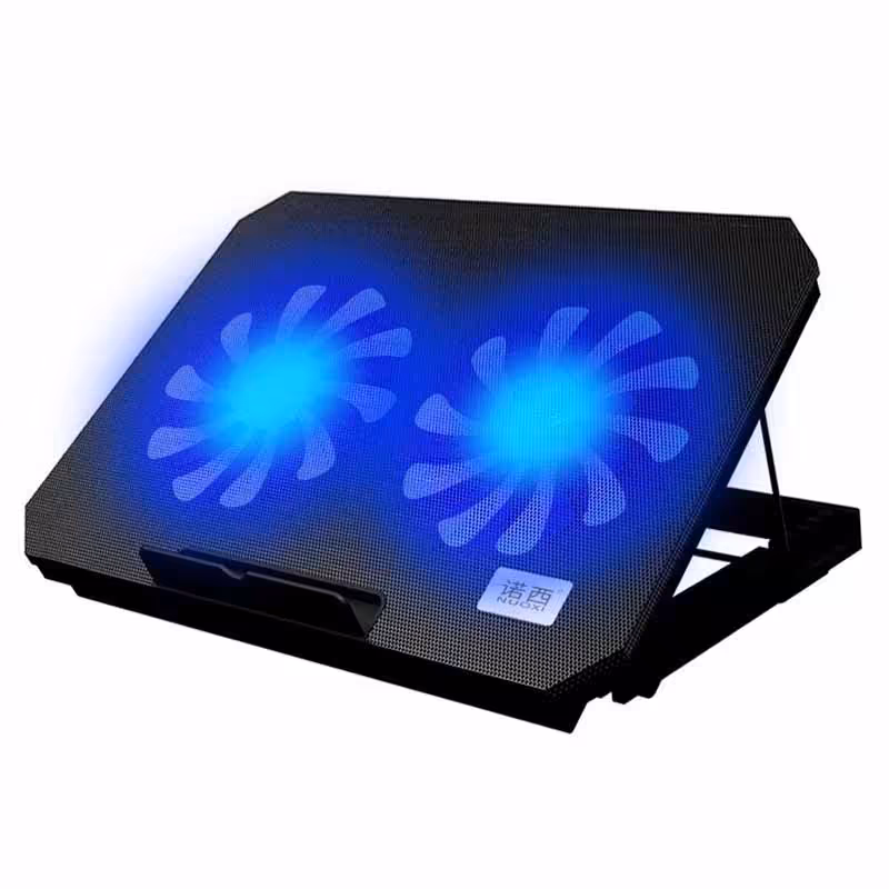 خرید کول پد 17 اینچی 2 فنه Cooling Pad N99 LED با بهترین قیمت