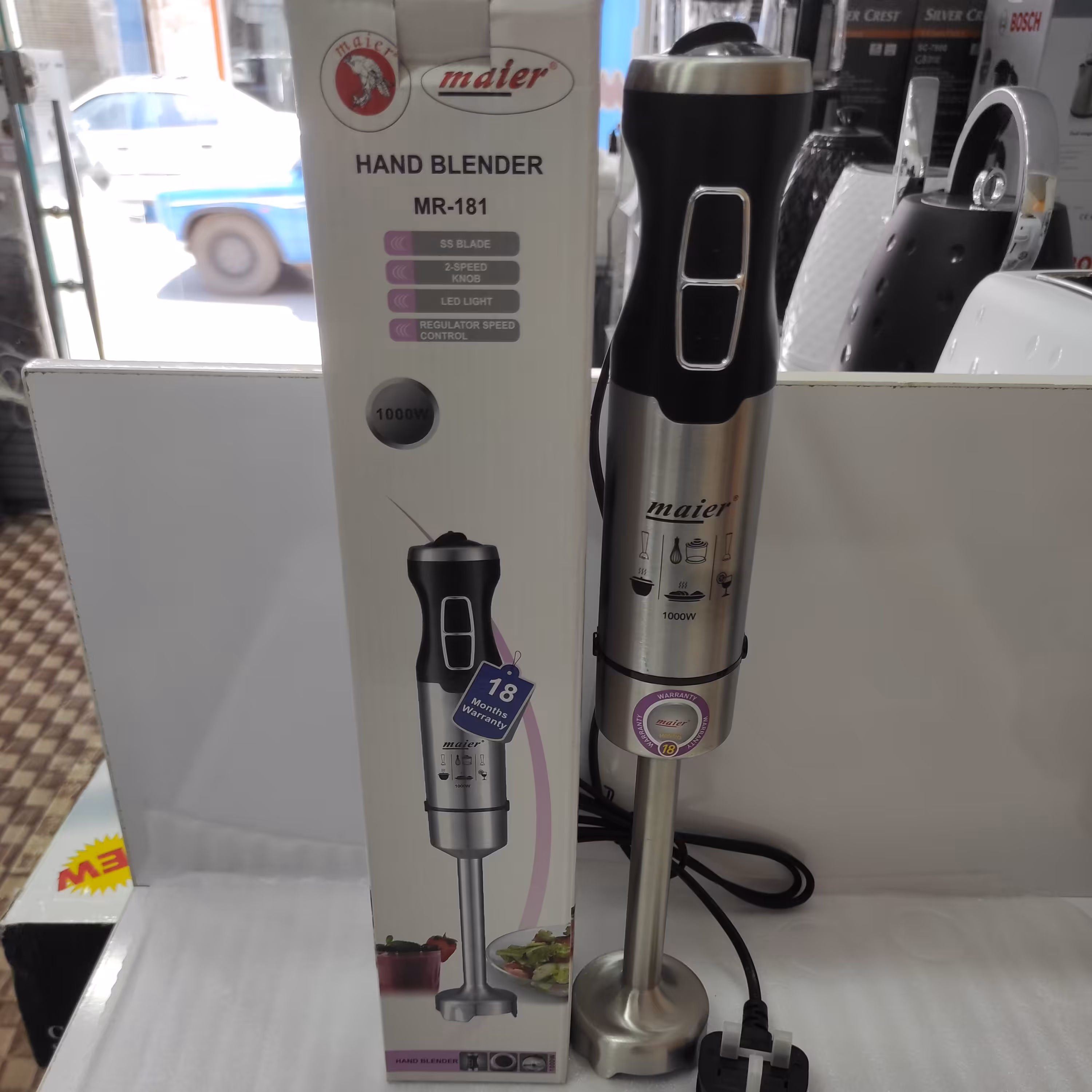 گوشت کوب تک کاره مایر مدل mr-181( ارسال رایگان) گوشکوب تک کاره مایر مدل 181 گارانتی 6 ماهه فروشگاهی کیفیت عالی آلمانی اص